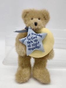 Boyd's Bär Plüsch Mond Stern Gebet Gott Segen bestickt Vintage Stofftier - Bild 1 von 9