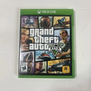 Grand Theft Auto V Xbox One GTA 5 Video Game W/ Map - Complete CIB Tested - Picture 1 of 4