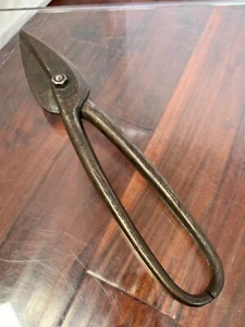 ANTIGUAS Tijeras de Herrero Metalistería TIJERAS DE HOJALATA GRANDES RESISTENTES DE COLECCIÓN 12,5" - Imagen 1 de 18