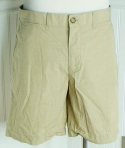 Tommy Hilfiger Herren Chino Shorts beige gestreift Gr. 32 blau Baumwolle Freizeit - Bild 1 von 4