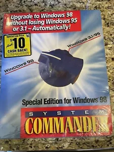 SYSTEM COMMANDER NEW, SEALED Special edition for windows 98 upgrade to windows98 - Picture 1 of 4