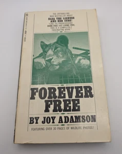 Forever Free Paperback, Joy Adamson Bantam 1967 - Picture 1 of 6