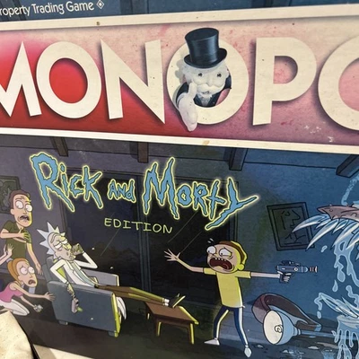Monopoly: Rick and Morty Edition Board Game (Used- Great Condition) English - Image 1 of 4