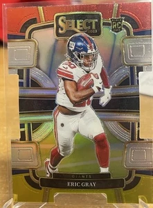 2023 Panini Select #74 Eric Gray Concourse Die Cut Red Yellow Rookie Giants RC - Picture 1 of 2