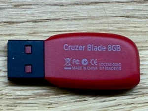 Clé USB SanDisk Cruzer Blade 8 Go d'origine - Photo 1/2
