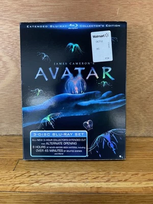 James Cameron's Avatar (2009) Extended Collector's Edition 3-Disc Blu-ray Set - Image 1 of 4