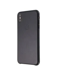 Apple iPhone XS Max Leather Case - Black - Picture 1 of 1