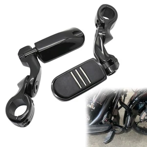 Streamliner Foot-Support Pedals w/ Bracket For Harley Honda Yamaha Indian US - Picture 1 of 8