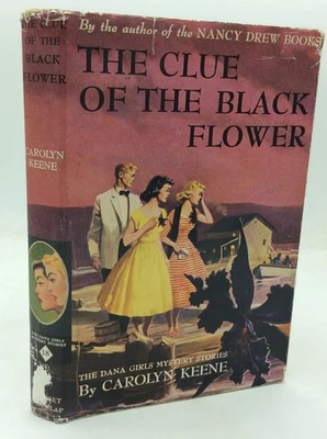 THE CLUE OF THE BLACK FLOWER - Carolyn Keene - 1956 - Dana Girls #18 - children - Image 1 of 4