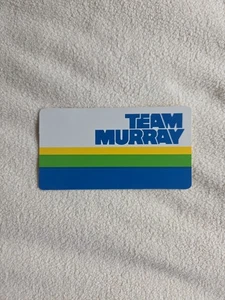 Vintage TEAM Murrsy Decal Old School BMX Bottema - Picture 1 of 2