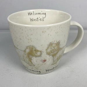 Tazza Churchill Queens Welcome Westies Cani Alex Clark Fine China 300 ml ceramica - Foto 1 di 9