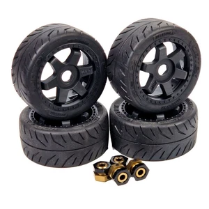 MAVERICK QuantumR Quantum R RT Wheels Belted Vortex Tyres Glued Car 17mm Hex - Picture 1 of 4