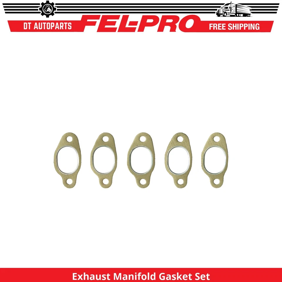 For 1985-1993 Volkswagen Cabriolet 1.8L L4 Exhaust Manifold Gasket Set Fel-Pro - Image 1 of 1