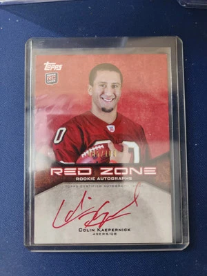 2011 Topps - Red Zone Rookie Autographs #RZRA-CK Colin Kaepernick /100 (AU, RC) - Image 1 of 3