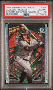 Mega caja Bowman 2024 Chrome Prospect Power-Up #PP5 Jackson Holliday Up PSA 10 - Imagen 1 de 2