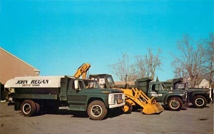 CAMIONES ANTIGUOS, FONTANERÍA, COCHITUATE, MASSACHUSETTS, TARJETA 3 X 5 (AA227) - Imagen 1 de 2