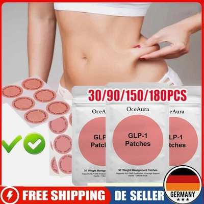OCEAURA GLP-1 Patches - Gewichtsverlust Abnehmen Gewichtsmanagement - 30-180 Patches