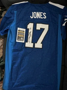 Daniel Jones SIGNED Indianapolis Colts Jersey Stitched XL JSA Authentication COA - Picture 1 of 3