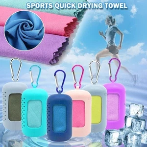 Toalla deportiva fría portátil toalla de hielo de refrigeración deportiva camping fitness toallas frescas - Imagen 1 de 17