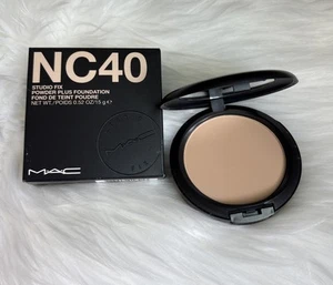 Base Studio Fix Powder Plus ~ NC40 ~ 0,52 oz/15 g tamaño completo nueva en caja - Imagen 1 de 4