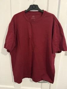Camiseta Mango Hombre Roja/Borgoña Grande. Desgaste activo en excelente estado - Imagen 1 de 4