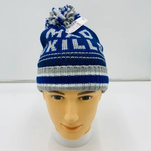 Place Kinder blau Winter Zopfmuster Mad Skills Bommel Beanie Mütze Größe 4 bis 7 Jahre - Bild 1 von 7