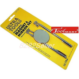5cm large Inspection mirror and Magnetic Pick Up Tool Set Swivel 13~67cm 26inch - Picture 1 of 3