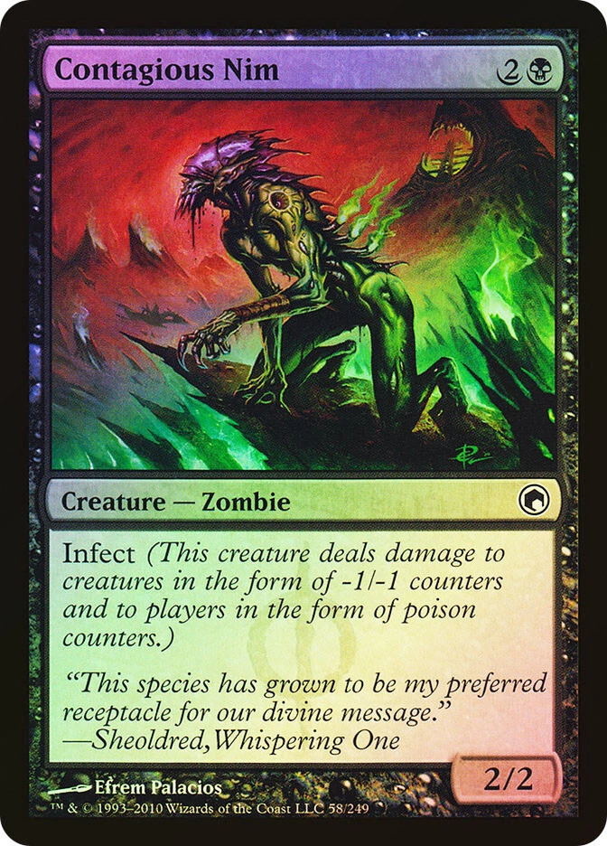 MTG FOIL Contagious Nim  - Scars of Mirrodin #58 - Image 1 of 1