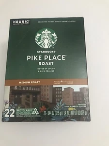 Starbucks Pike Place Roast Coffee K Cup-Pod 1 Box - 22 Count - Picture 1 of 4