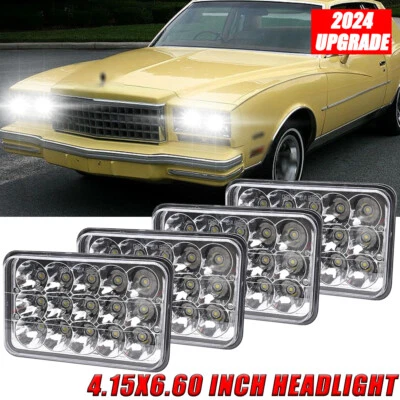 Faros 4x6" para Chevrolet Monte Carlo SS 1980 1981 1982-1988 El Camino Foto 1 de 4