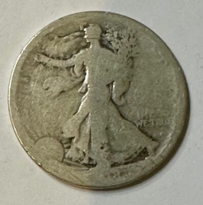 1918 Walking Liberty 90% Silber Half Dollar kostenloser Versand - Bild 1 von 2