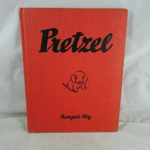 Pretzel Book Margret Rey 1944 Illustrator HA Rey Hard Back Dachshund Weiner Dog - Bild 1 von 9
