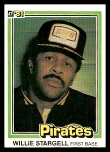 1981 Donruss #132 Willie Stargell Pittsburgh Pirates Baseball card