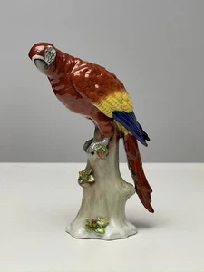 Art Deco porcelain Figurine Parrots Bird Sitzendorf German Porcelain - Picture 1 of 5