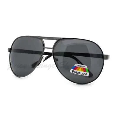 Gafas de sol polarizadas redondas piloto marco de metal clásico unisex Foto 1 de 2