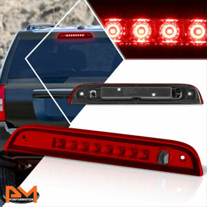 For 07-17 Jeep Patriot Full LED Third 3RD Tail Brake Light Rear Stop Lamp Red