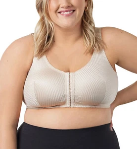 Leading Lady Marlene Zig-Zag Nylon Front Closure Bra (151) - Picture 1 of 24