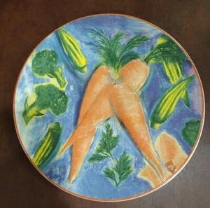Zertifiziert International-PROVENCE-Karotten/Gemüse-10,75" Teller Linda Montgomery - Bild 1 von 12