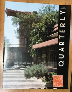 Frank Lloyd Wright Quarterly Fall 2003 - Foto 1 di 2
