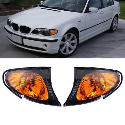 For BMW 3 Series E46 2002-05 4D Turn Signal Corner Side Marker Light Lamp -Amber Foto 1 de 4