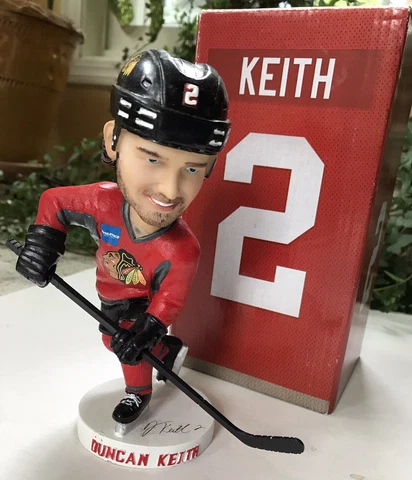 Chicago Blackhawks Duncan Keith #2 2014 Training Camp Festival 7” Bobblehead Box Cover