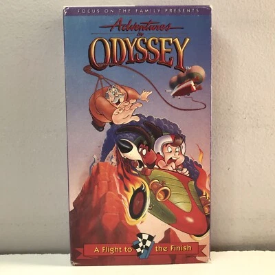 Adventures in Odyssey VHS Video Tape Flight to the Finish Kids Christian TV Show - Image 1 of 4