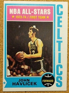 1974-75 Topps Basketball #100 John Havlicek Boston Celtics All-Star EX-NM