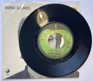 John Lennon, Mind Games / Meat City vinyl 45 (USA Apple 1973), picture sleeve - Imagen 1 de 4