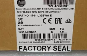 New Sealed Allen Bradley 1761-L32BWA MicroLogix1000 32 Point Controller - Picture 1 of 2