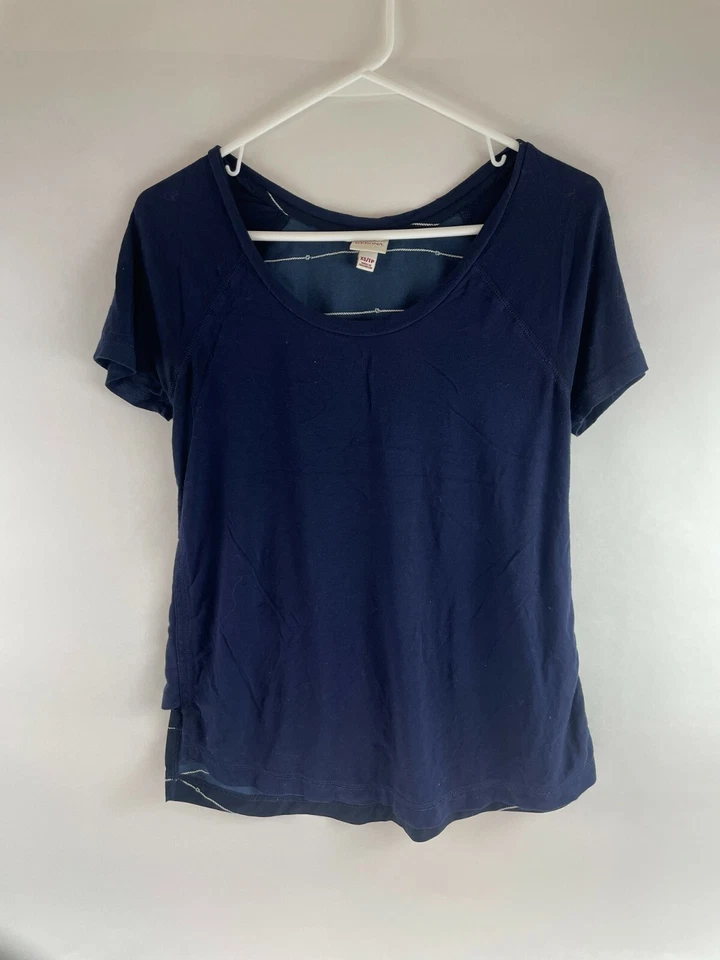 Merona Blouse T Shirt Women's Size XS Navy Blue Nautical Knots Print *Runs Large - Image 1 of 4