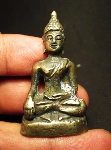 OLD THAI AMULET BUDDHA PHRA CHIANG SAEN SING NUENG - Picture 1 of 8