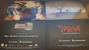 2 X COMPUTERSPIELE POSTKARTEN - DYNASTIEKRIEGER 8 UND YAIBA - NINJA GAIDEN Z - Bild 1 von 1