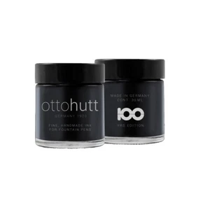 Otto Hutt, nero permanente, inchiostro da scrittura, inchiostro, inchiostro per penna stilografica, 30 ml - Foto 1 di 1