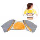 Tragbares Nacken- und Schulter-Wärmepad - anthrazites Vlies - einfach zu bedienen